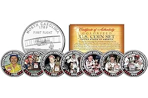 MERRICK MINT Dale Earnhardt *7-Time Champion* North Carolina Quarters 7-Coin Set Winston Cup