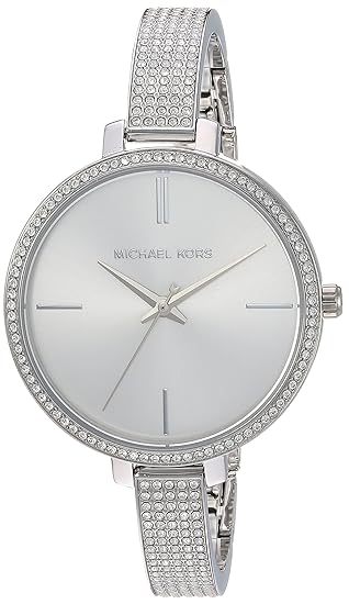 Michael Kors Damen Analog Quarz Uhr mit Edelstahl Armband MK3783