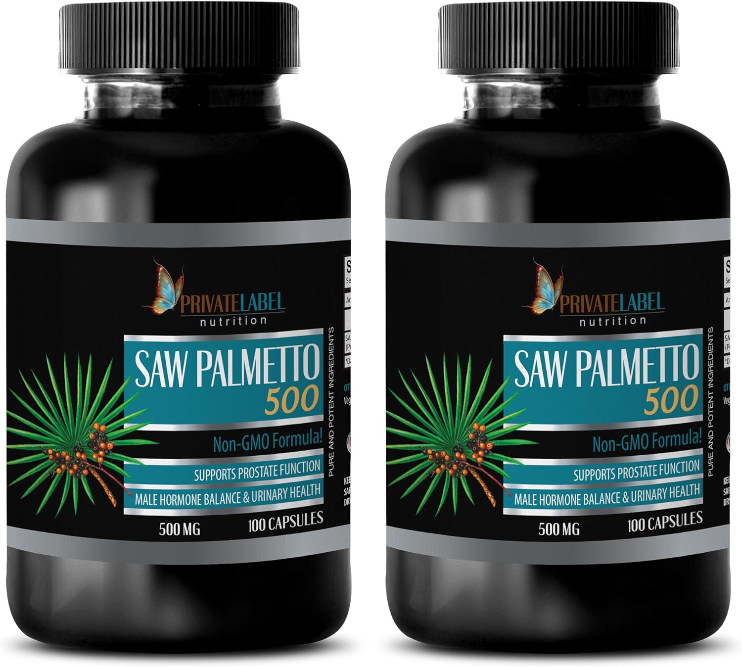 Prostate and Hair Saw Palmetto 500 Non GMO Formula Saw Palmetto Prostate 2