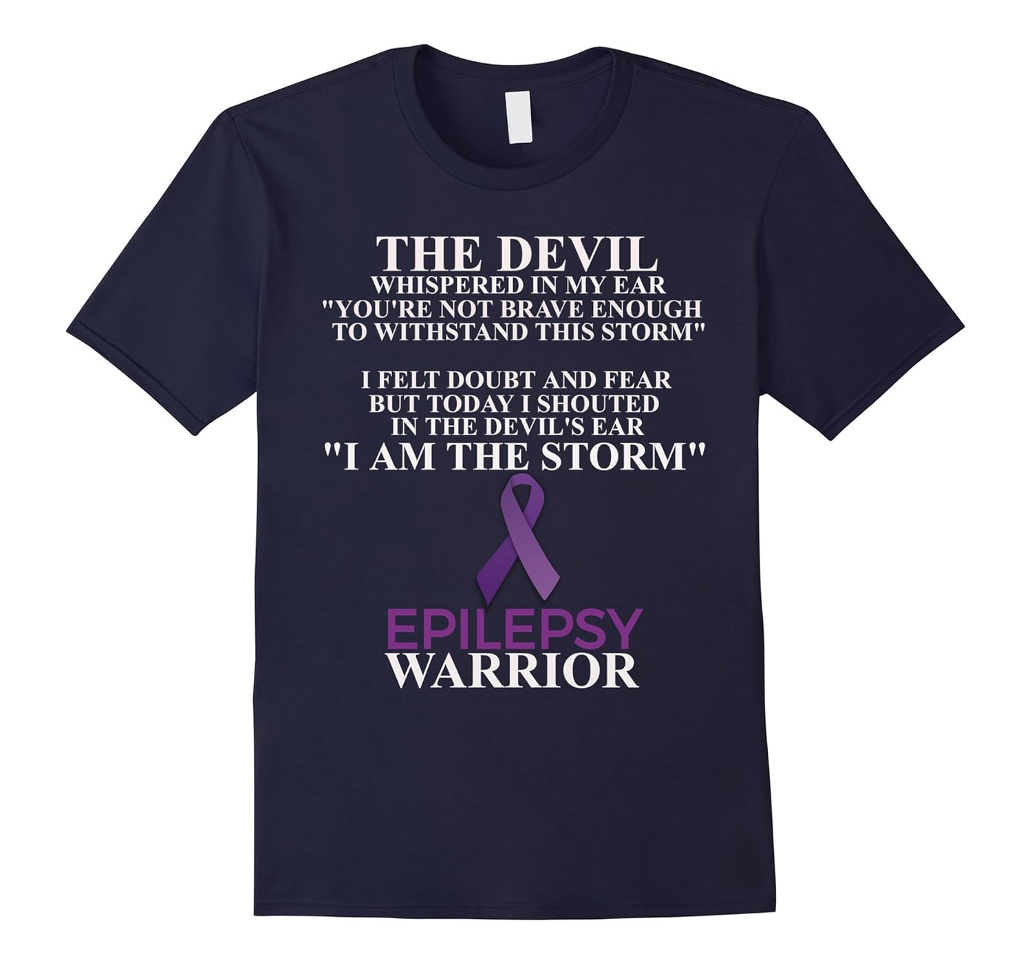 Epilepsy Warrior Awareness Christian Faith T-Shirt-ANZ