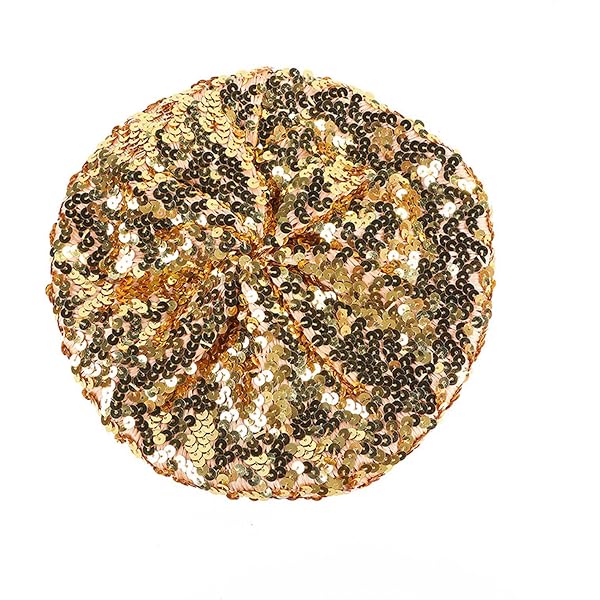 5912 Fashion Beret Hat For Women Sparkly Sequins Beret Hat Glitter Mermaid Cap Women main image 2