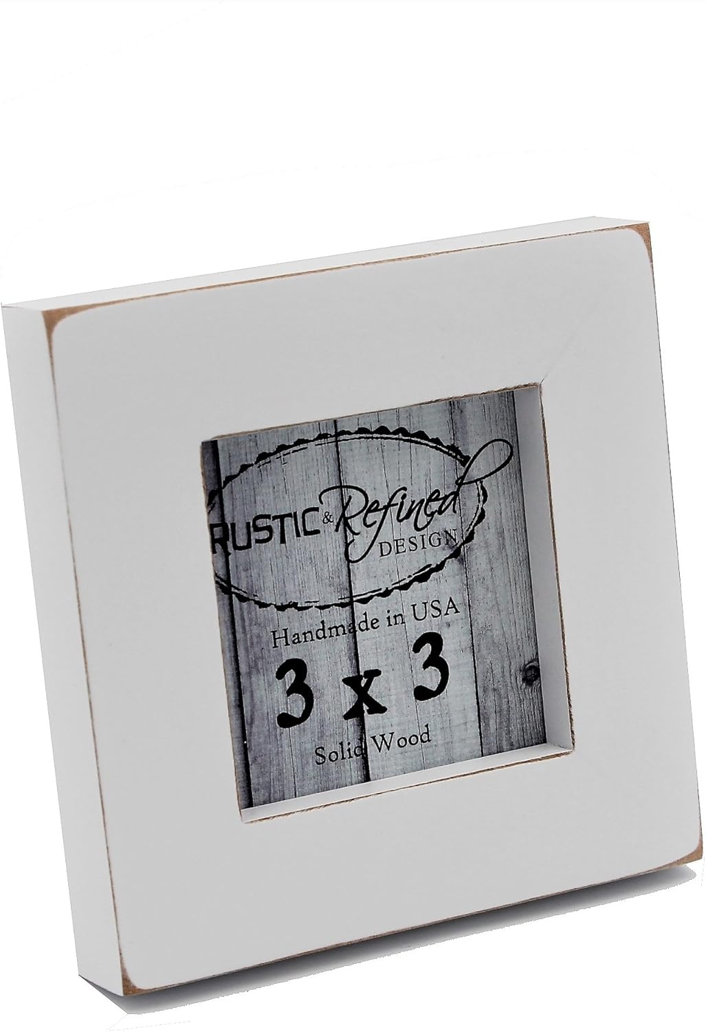 Rustic and Refined Design 3x3 Solid Wood Made in USA