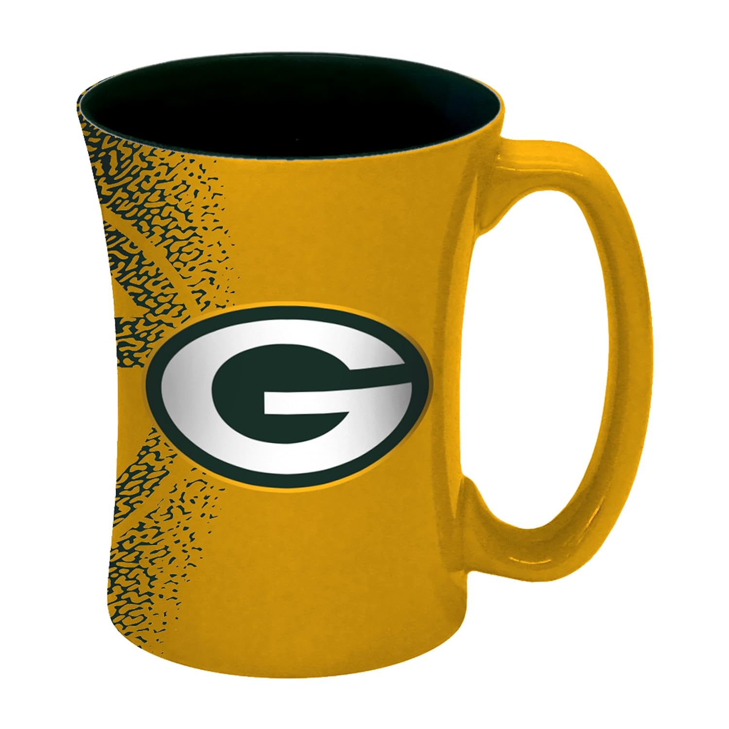NFL Green Bay Packers Mocha Mug 14 ounce Yellow