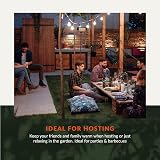 Swan Stand Patio Heater 2KW Remote Control Adjustable Height IP24 Water view 7
