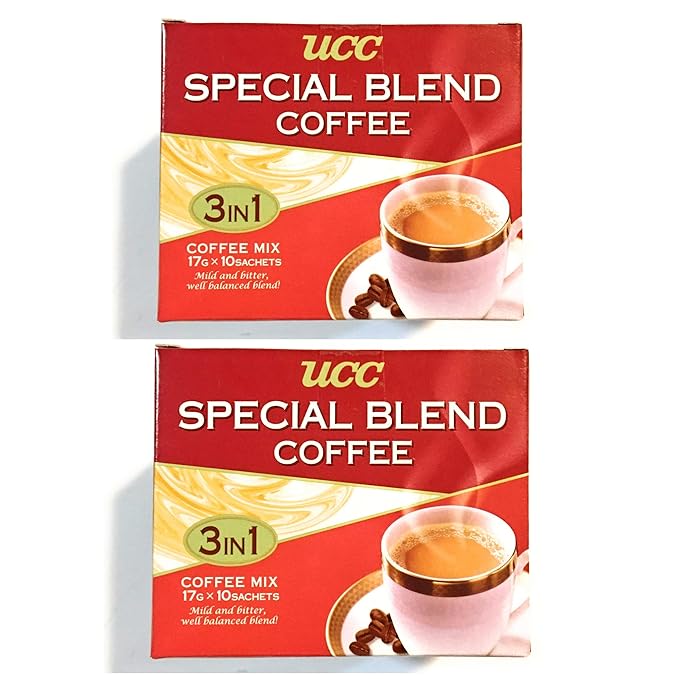 Ucc Special Blend 3 In 1 Coffee Mix (17g X 10 Sachets)2