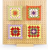 Coopay Crochet Blocking Board Large 11 inch with 441 Pin Holes 11x11 view 2