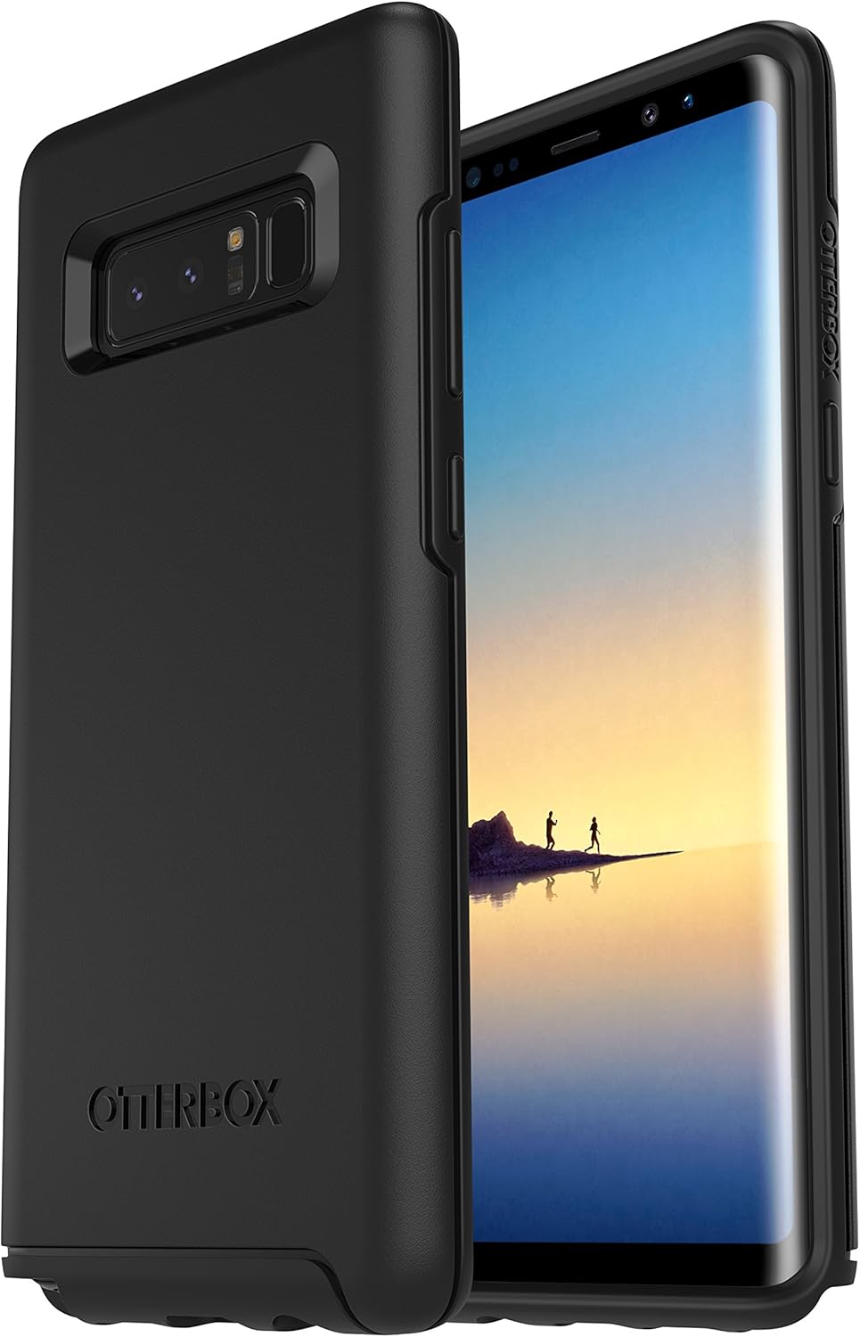 Otterbox Symmetry Series Case for Samsung Galaxy note8 - Retail Packaging - Black