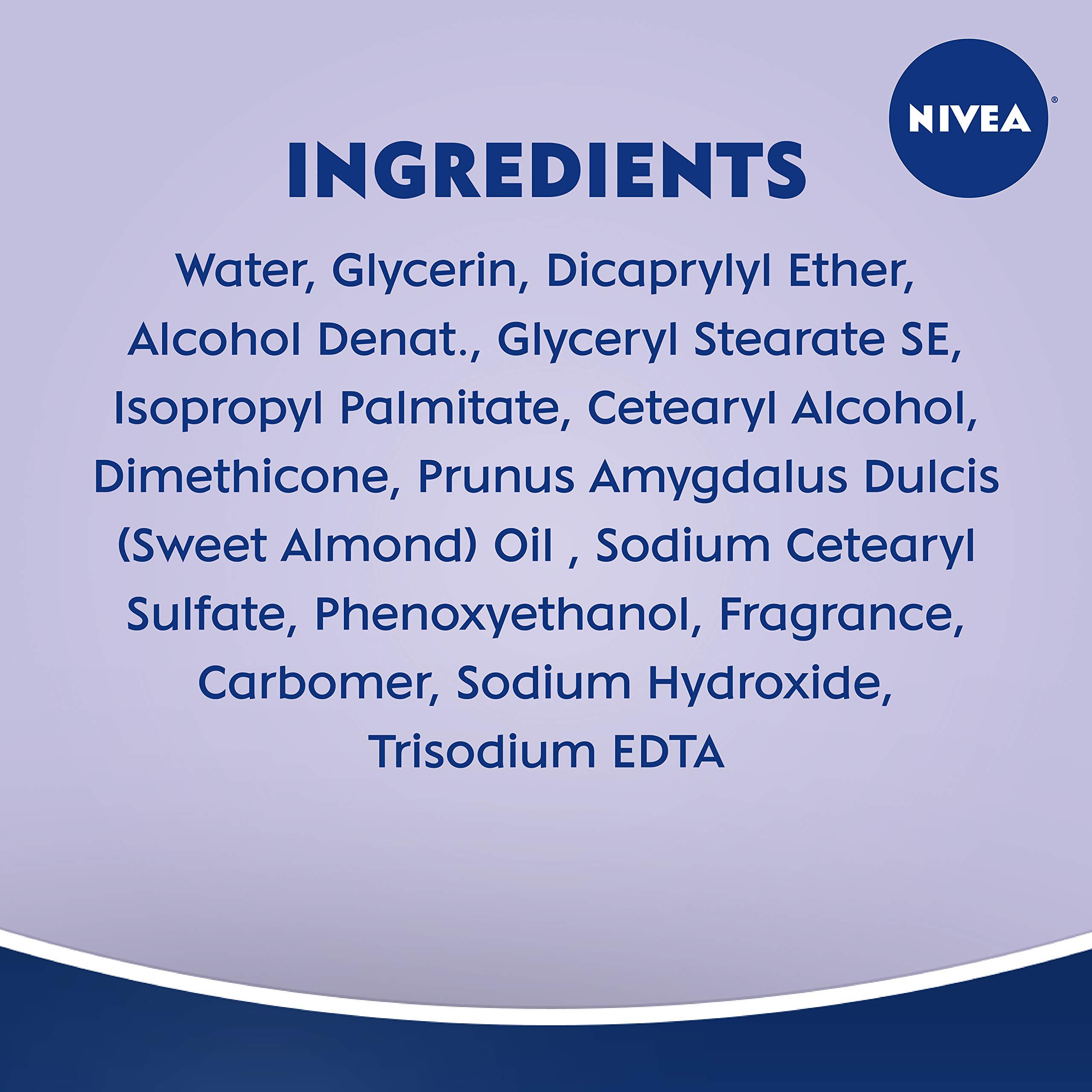 NIVEA Vanilla and Almond Oil Infused Body Lotion Fast Absorbing 24