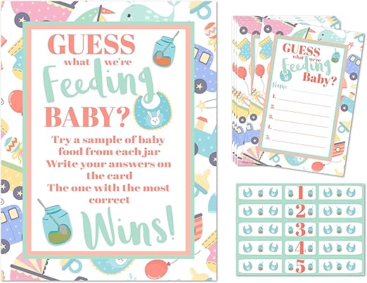 baby feeding game baby shower