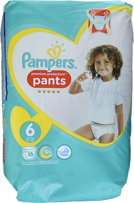 pampers premium protection nappies size 6