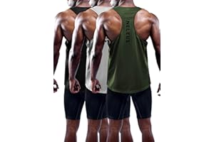 NELEUS Men's Workout Running Tank Top Sleeveless Gym Athletic Shirts