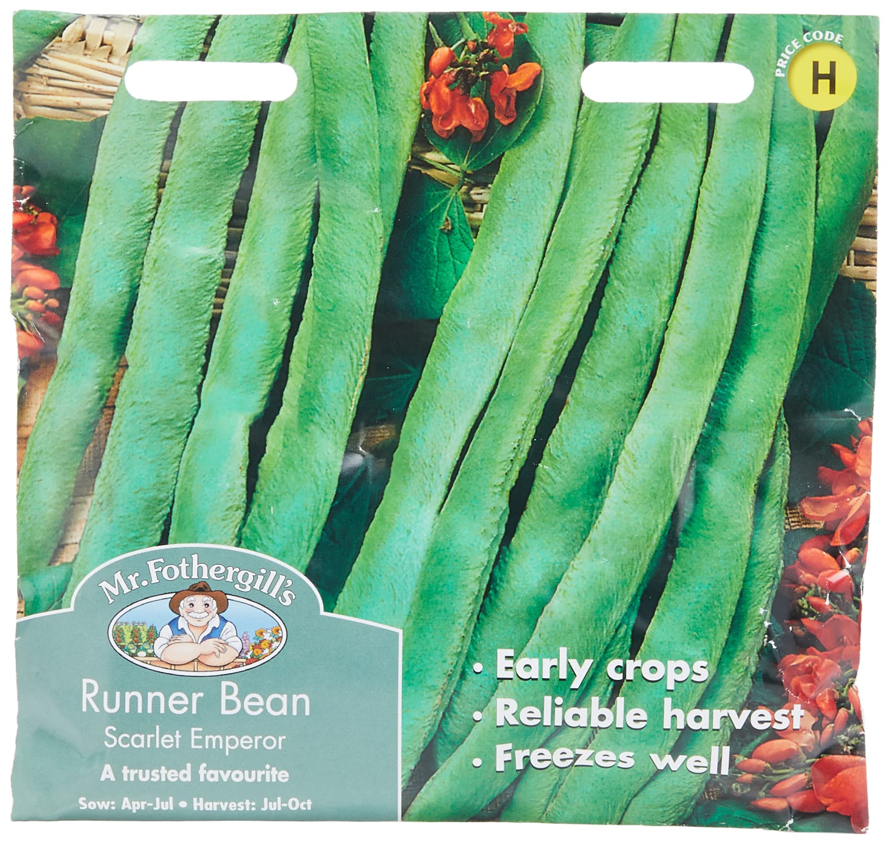 Mr Fothergill's Runner Bean Scarlet Emperor