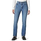 Amazon Essentials Women's Medium Stretch Slim-Fit Mid-Rise Straight Leg Jeans