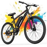 WERHY Electric Bike for Adults, 20 MPH Max Speed Ebike, 1000W Peak Motor, 26" Electric Bicycles, Max 35 Miles Range (Pedal Assist Mode), Off-Road Electric Bicycles for Adult &amp;Teens