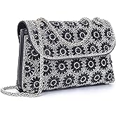 BBTT.ful Shoulder Bags Crossbody Bag Purses Handbags Crystals Rhinestone Evening Bag for Women Clutch Purse with Chain
