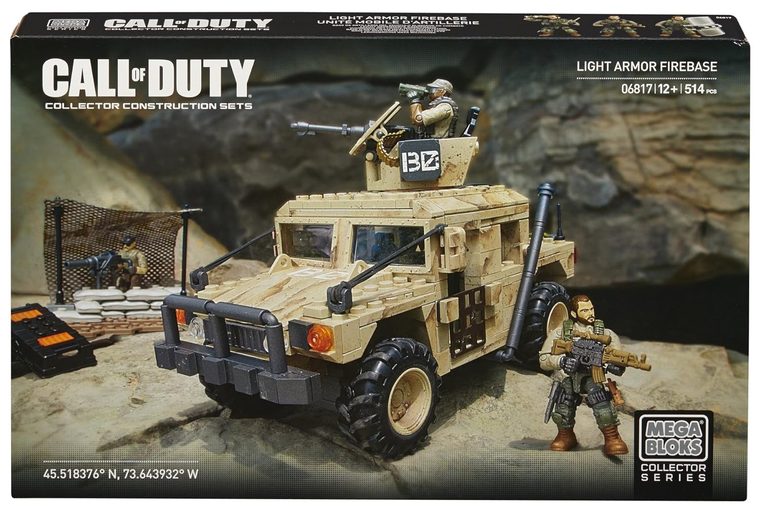 mega bloks call of duty light armor firebase
