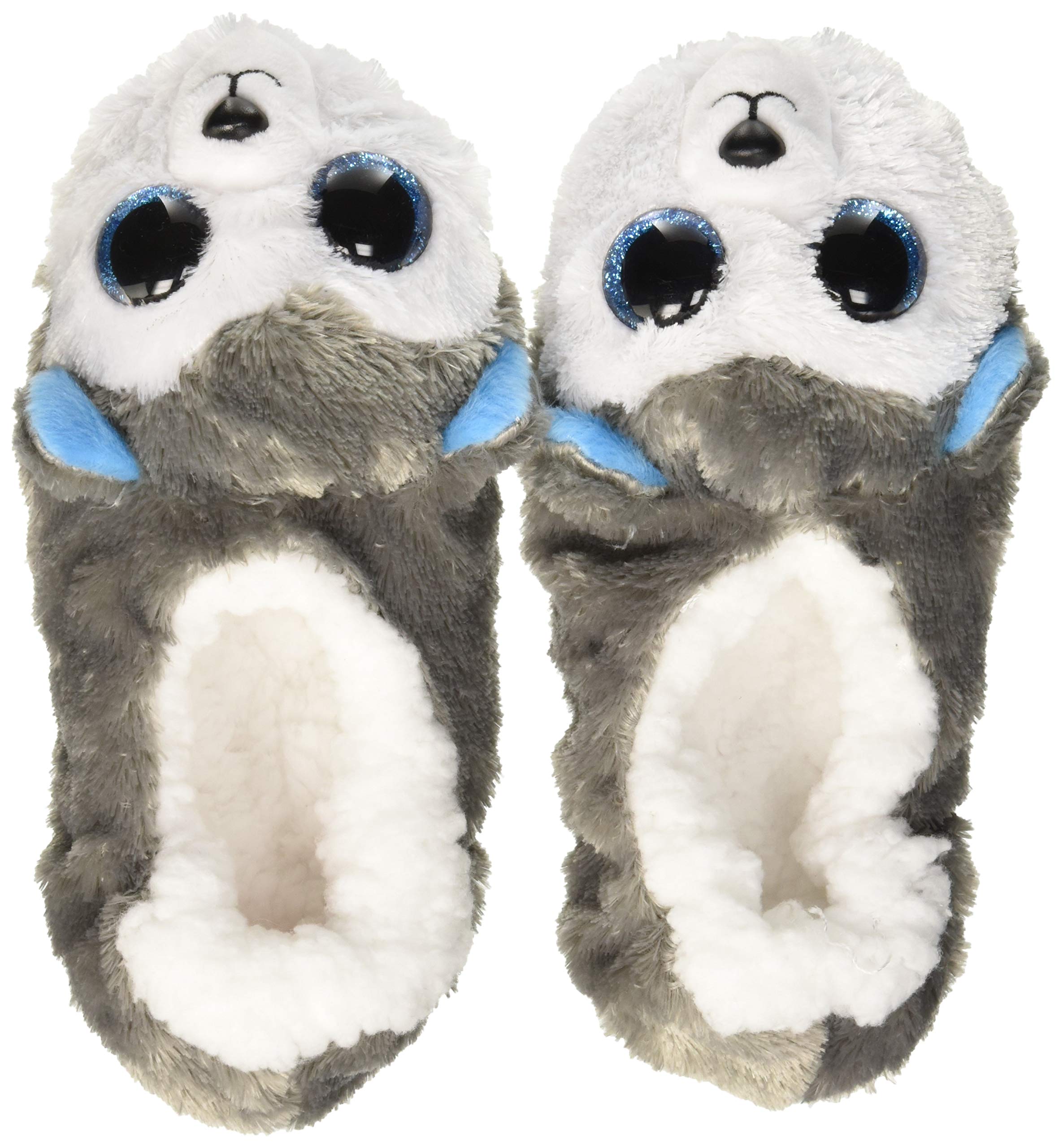 Ty Slippers – Slush the Dog, Grey, 17.5 EU