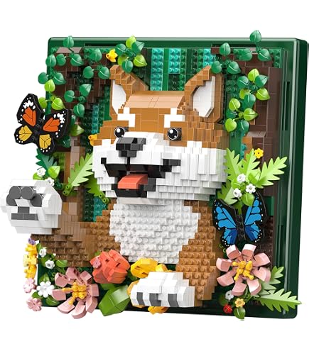 Amazon.com: JEKCA Shiba Inu 02S-M02 | Dog Plastic Building Blocks