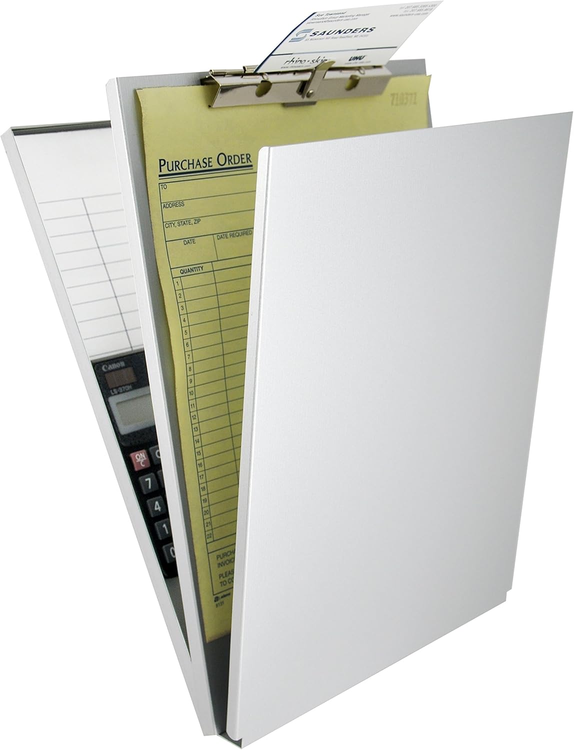 Saunders Recycled Aluminum A-Holder Form Holder – Letter Size Form Holder with Hinged Writing Plate. Office Supplies : Clipboards : Office Products