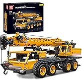 Mould King 17058 City Mobile Crane Truck Toy Building Set, Construction Vehicle Model Blocks Kit for Adults, Toys Gifts for K