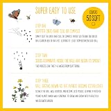 Seedball Bee Mix Seed Bombs 100 Seed Balls Pack Wildflower UK Native view 3