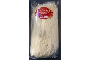 SEHRAZAT Turkish Cotton Candy, Traditional Floss Halva, Tel Pismaniye, 8,8 oz (Plain)