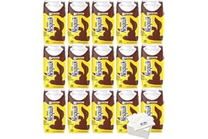 Nesquik Chocolate Milk, 8 Ounce, (Pack of 15) with Bay Area Marketplace Napkins