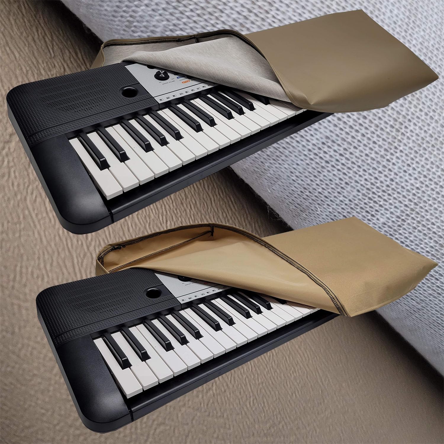thumbnail image 2 of Musiin 49 Key Piano Keyboard Dust Cover - Luxury Chinlon Fabric For Nektar Roland Keyboards 2 of 12
