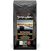 Jumping Bean East Coast Roast Organic Whole Bean Coffee, ECO2Roast, Premium Coffee, Made in Canada, Non-GMO, Medium Roast, 45