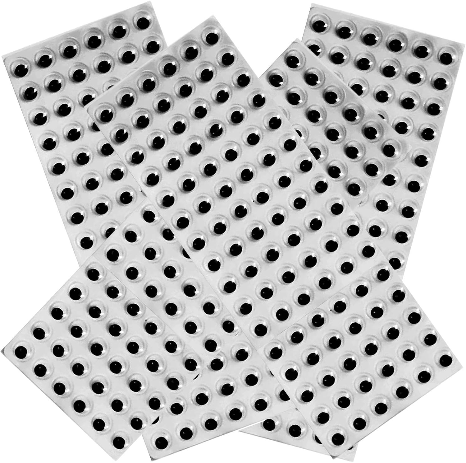 10mm Googly Wobbly Wiggly Wiggle Eyes Black Self Adhesive Peel and Stick 384 Eyes 4 Sheets of 96 For Crafts Crafting Scrapbooking … - Image 4