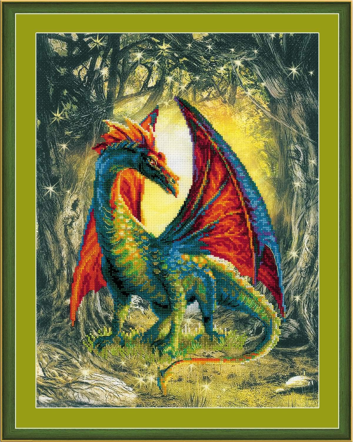 RIOLIS Cross Stitch Kit - PT-0057 - Forest Dragon