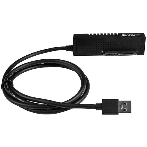 Best SSD HDD Reader for 2.5 or 3.5 inches: StarTech USB to SATA Adapter Cable.