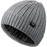 Wmcaps Winter Beanie Knitted Hats for Men Women, Fleece Lined Beanie Warm Stocking Cap Soft Warm Ski Hats Unisex
