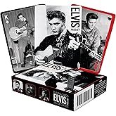 AQUARIUS Elvis Presley Playing Cards Standard Size &ndash; Themed Novelty Deck with 52 Unique Photo Designs &ndash; Collectible Merchandise Gift for Teens and Adults