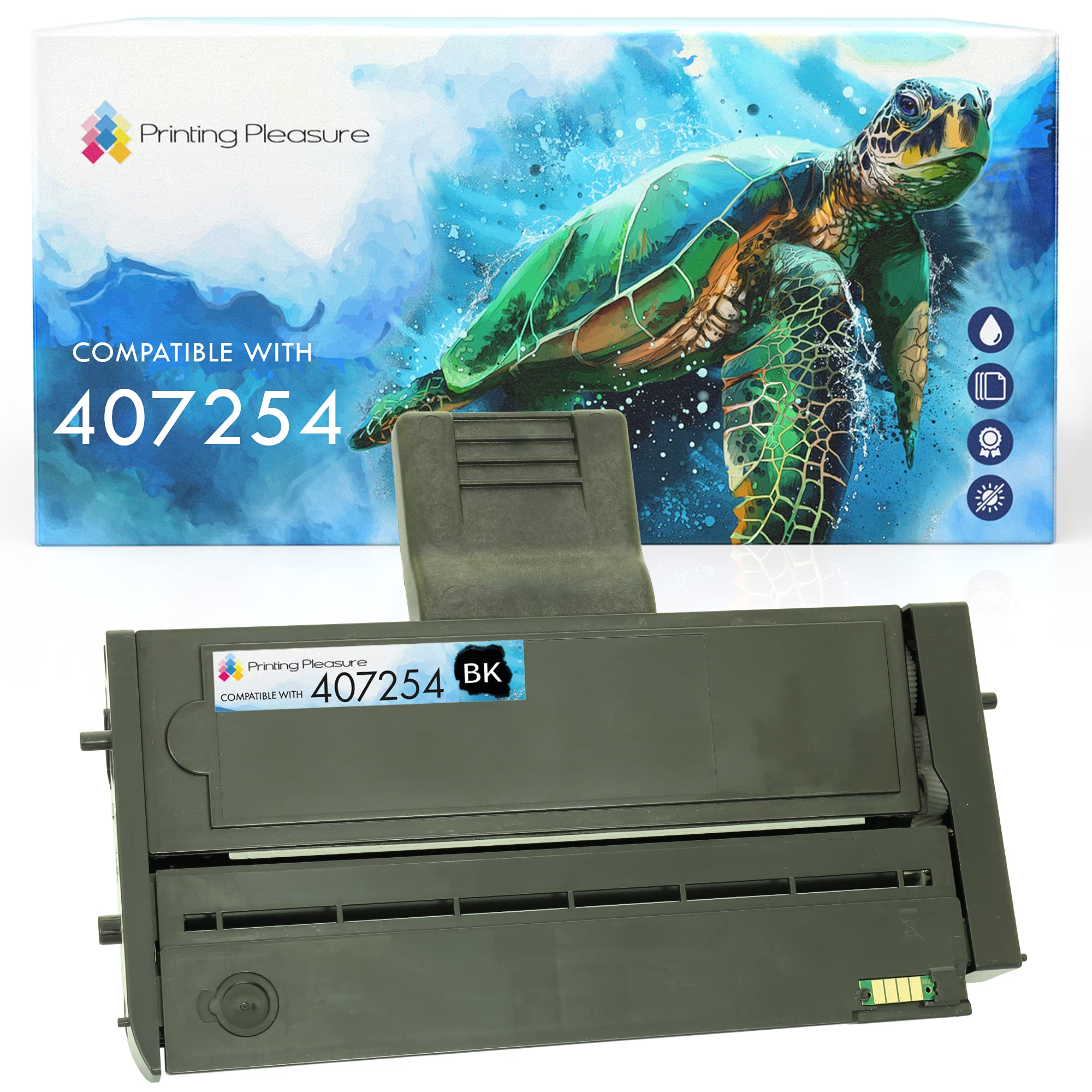 Printing Pleasure Compatible Toner Cartridge for Ricoh SP 201N, SP 204SF, SP 204SFN, SP204SFNW, SP 211, SP 211SF, SP 211SU, SP 213SFNw, SP 213SFW, SP 213SUW, SP 213w - Black, High Yield