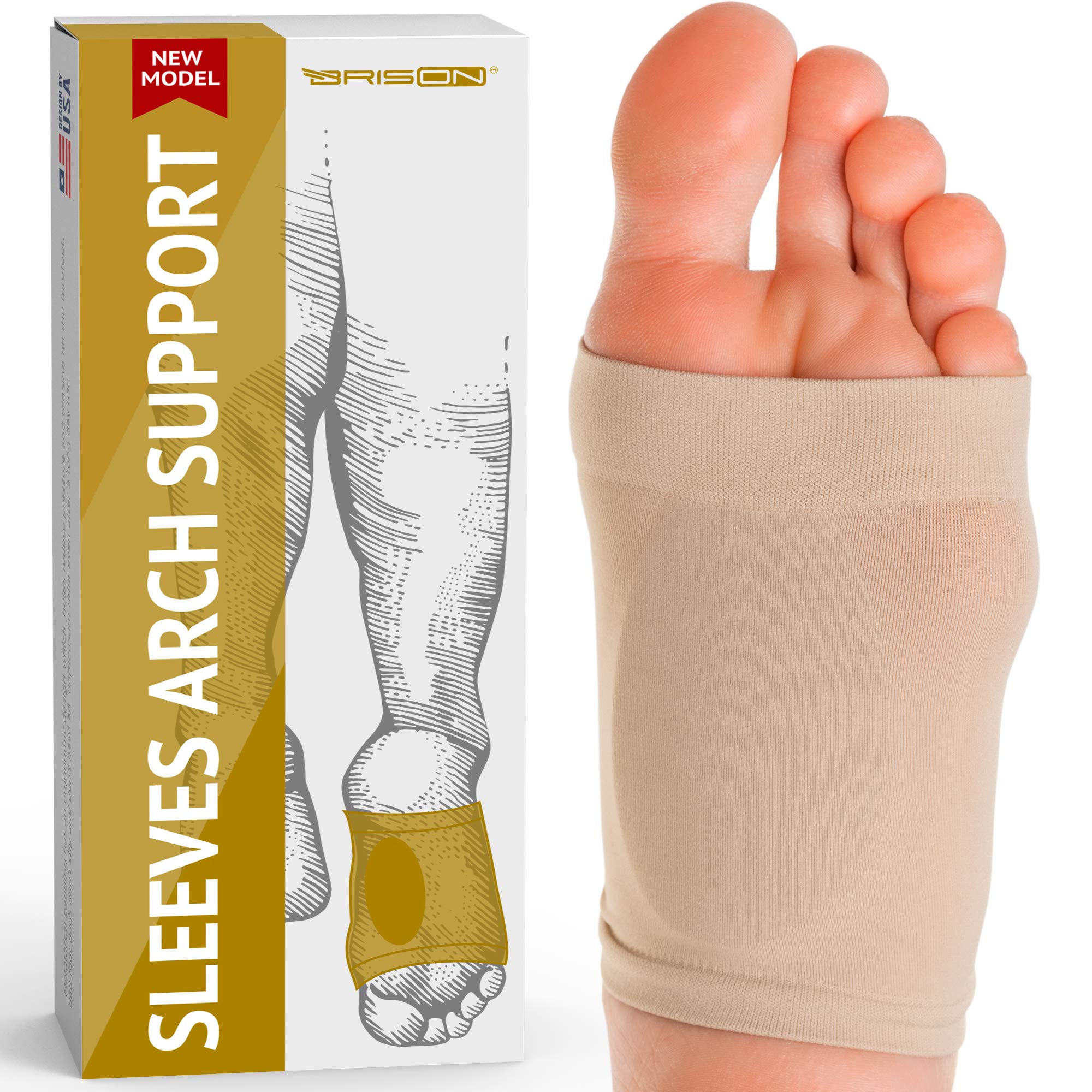 Metatarsal Compression Arch Support Sleeves Cushioned Soft