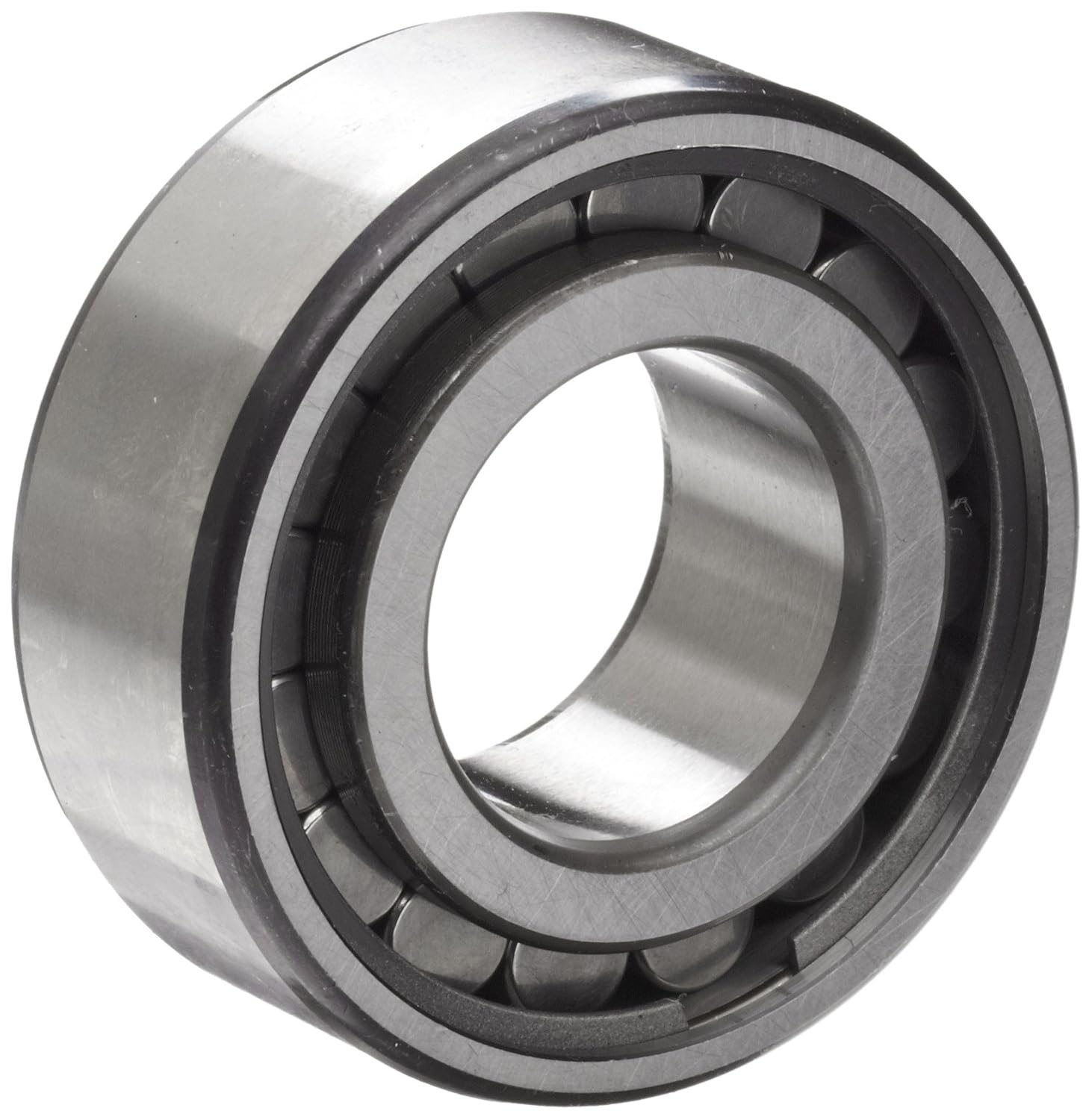 INA SL183010 Cylindrical Roller Bearing, Single Row, Removable Outer Ring, SemiFixed, Flanged