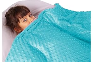 HAZLI Super-Soft Kids Weighted Blanket 5 Pounds - Weighted Blanket for Kids - Easy to Clean, Washable Minky Cover - 36x48 Inches 5lbs Child - Small Heavy Blanket for Girls and Boys