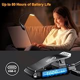 Gritin 16 LED Reading Light Book Lamp USB C Rechargeable Eye Protection view 6