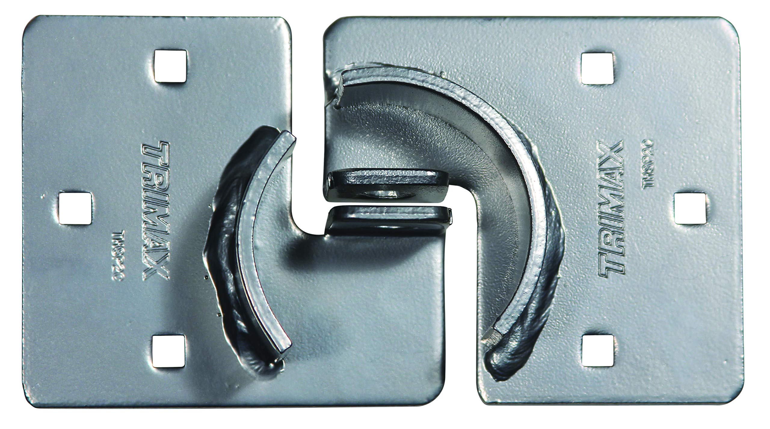 Trimax Hockey Puck Internal Shackle/Door Hasp - 2 Pieces with 3 Bolt Holes THSP2C, Box Packaging