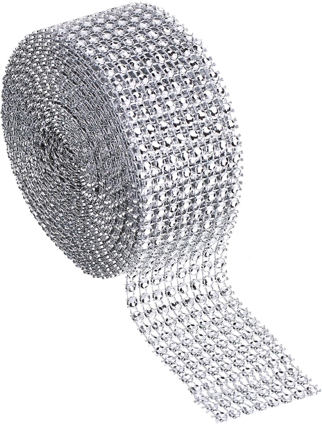 8 Row 5 Yard Acrylic Rhinestone Diamond Ribbon for Wedding Cakes ...