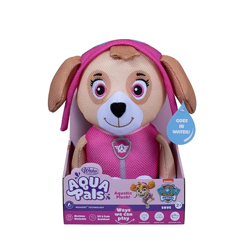 Wahu Aqua Pals: Paw Patrol - Skye | Waterproof Kids Plush Toy | Perfect for Indoor and Outdoor Play | Ages 2 Plus