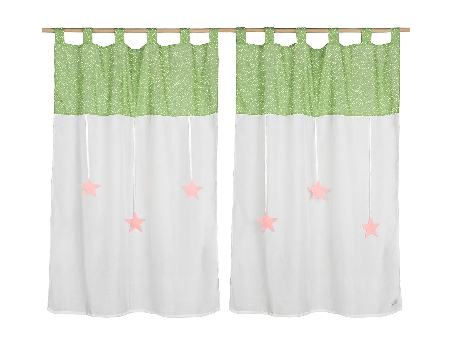 Amazon Com Piccolina Boutique Nursery Kids Room Curtains Green