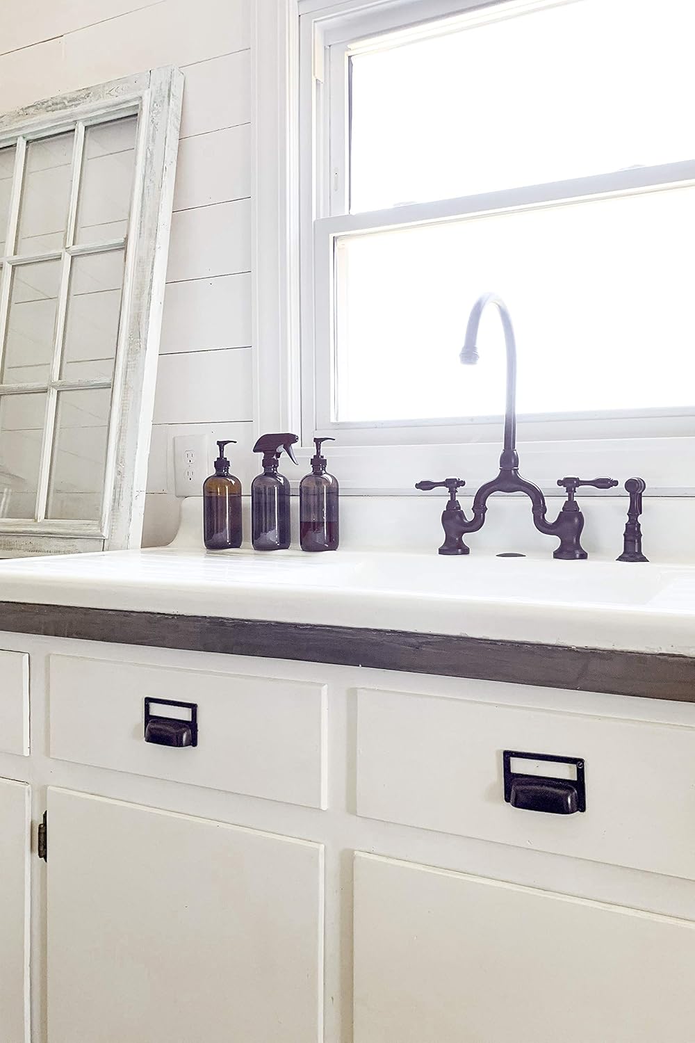 Amazon Com Kingston Brass Ks7795talbs 7 3 4 In Spout Reach Bridge Kitchen Faucet With Brass Sprayer Oil Rubbed Bronze Home Improvement