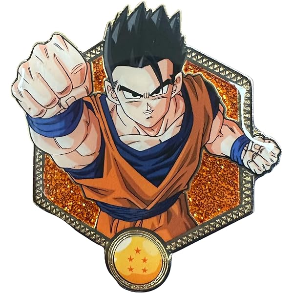 Dragonballsuper button DB goku gokou 悟空 Amazon.com: Dragon Ball Z- Super Saiyan Goku Glitter Button : Arts