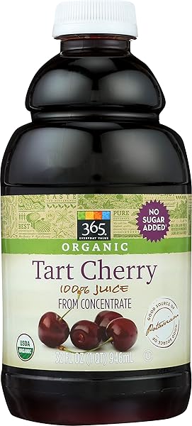 365 EVERYDAY VALUE, ORGANIC 100% JUICE FROM CONCENTRATE, TART CHERRY, 32 FL OZ