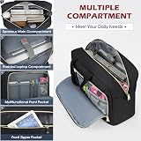 NEWHEY Laptop Bag Briefcase for Women 17.3 inch Laptop Organizer Messenger Bag view 4