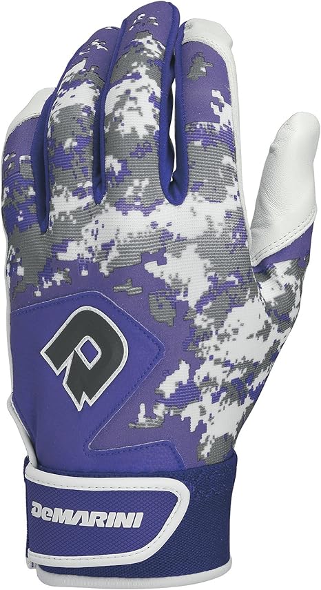 purple batting gloves