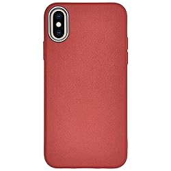 ULXITEYU for iPhone X Case Wine Red, Soft TPU
