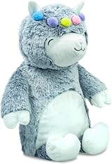 Things2KeepUWarm Blue Llama Plush Hot Water Bottle - Safety Certified view 4